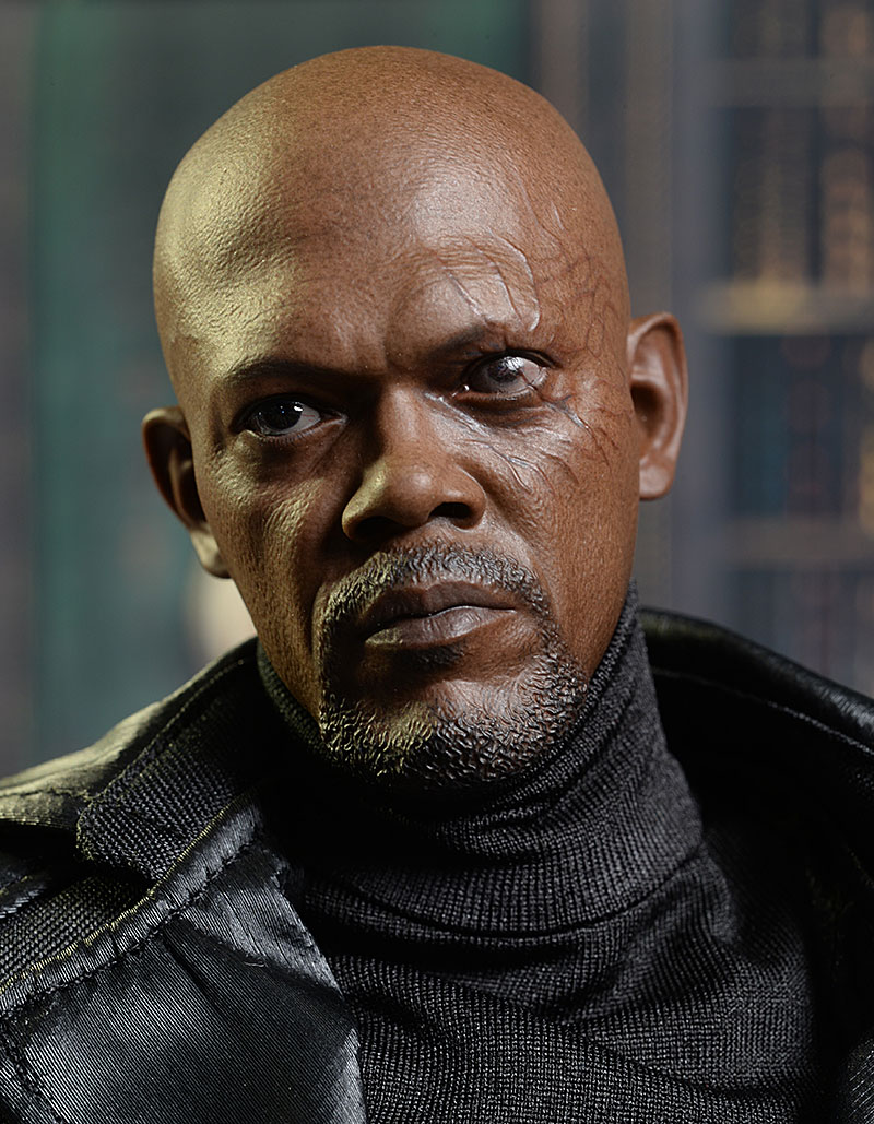 Captain America Winter Soldier Nick Fury action figure by Hot Toys