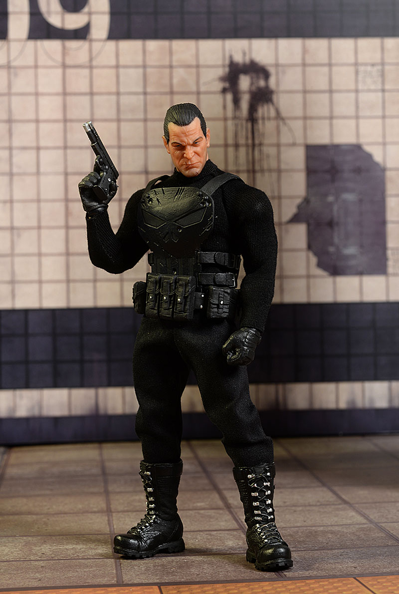 Mezco Marvel One:12 Collective The Punisher BJD Action Figure Statue Model Toy D 