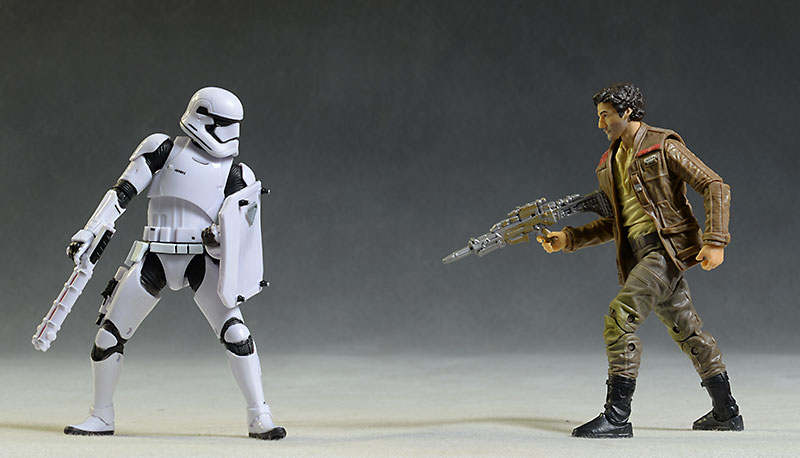 Star Wars Target Exclusive Poe, Riot Trooper figures by Hasbro