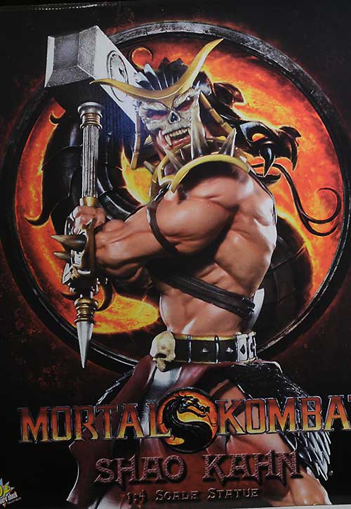 Mortal Kombat Shao Kahn statue by Pop Culture Shock