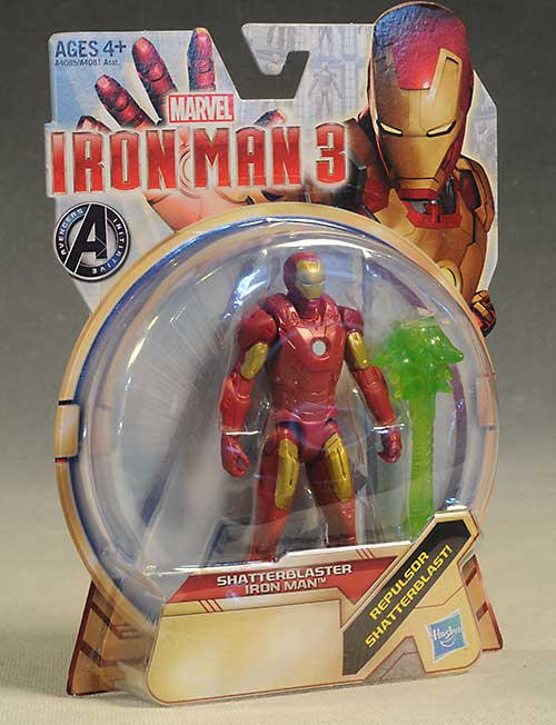 Shatter Blast Iron Man action figure by Hasbro