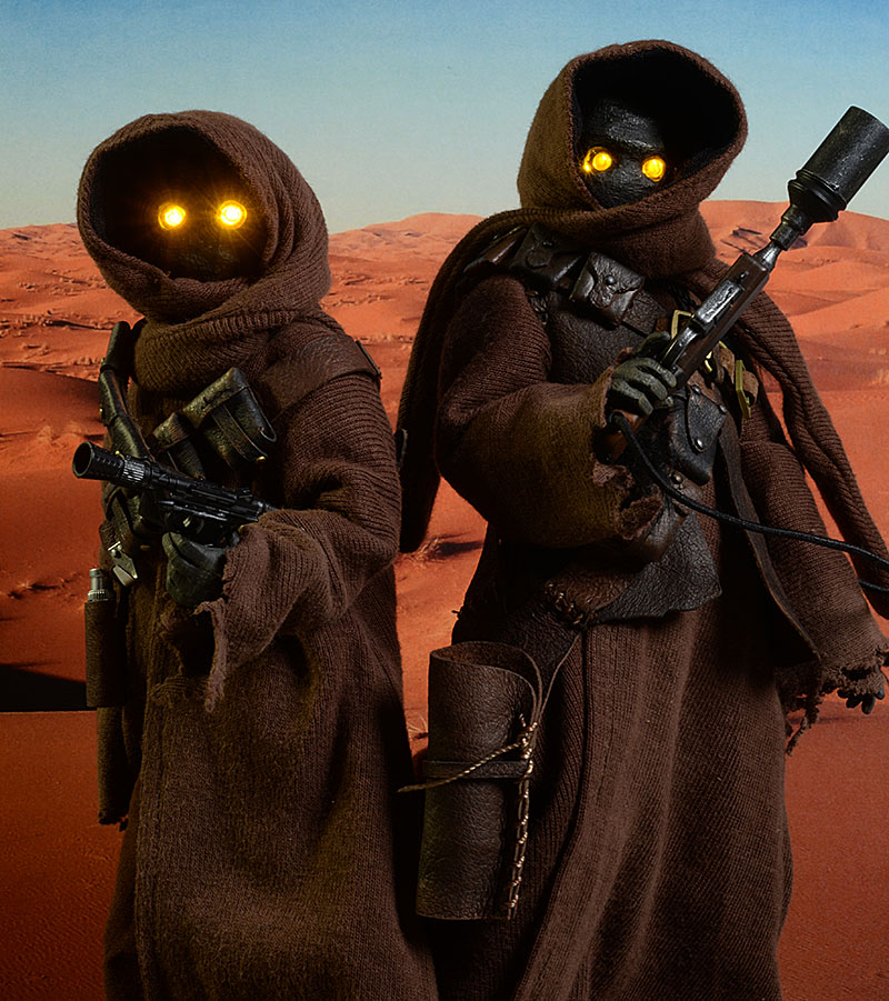 Star Wars Jawa two pack sixth scale figures by Sideshow Collectibles