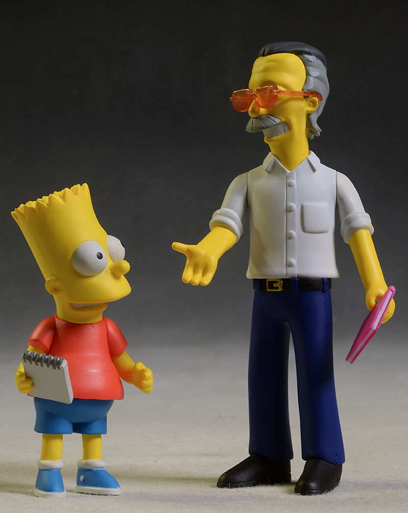 Simpsons Celebrity Stan Lee, Bart action figure by NECA