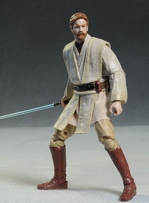 Star Wars Black Stormtrooper, Obi-Wan, Bespin Luke action figures by Hasbro