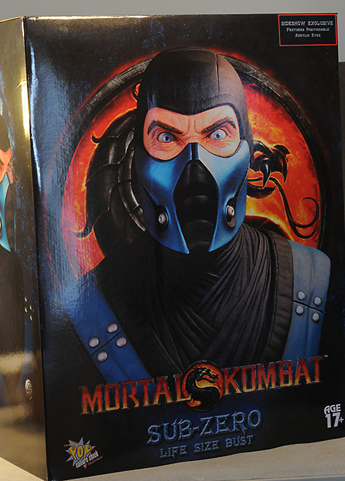 Mortal Kombat Sub-zero life size bust by Pop Culture Shock