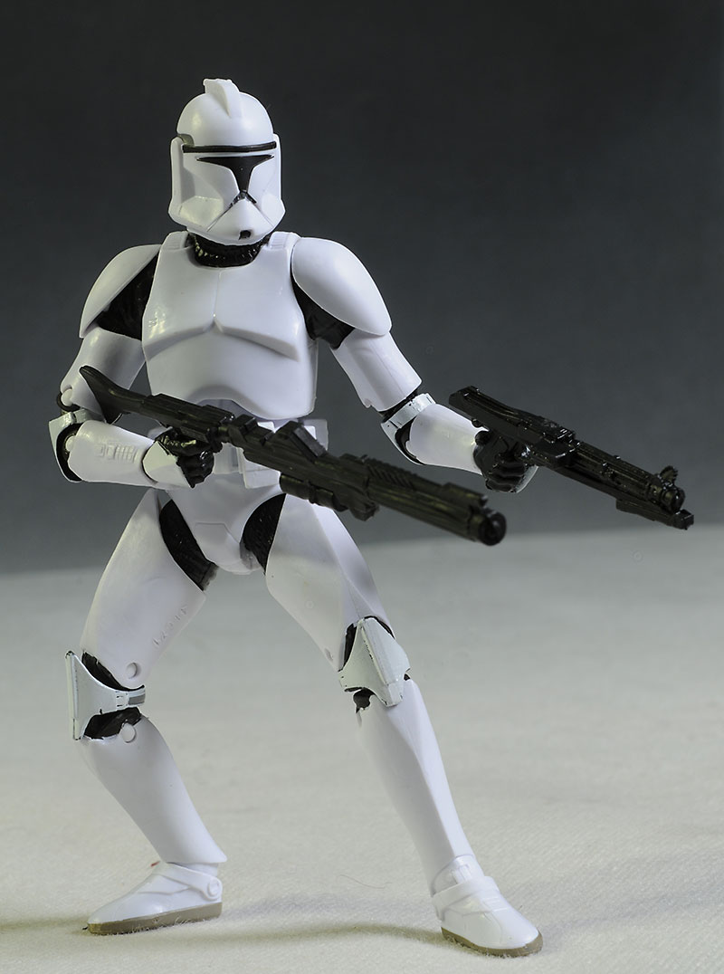 Star Wars Black Clonetrooper & Anakin Skywalker action figures by Hasbro