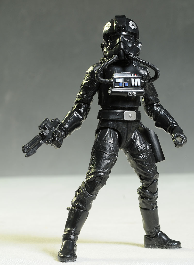 Star Wars Black Yoda, Clonetrooper Sergeant, TIE Pilot action figures from Hasbro