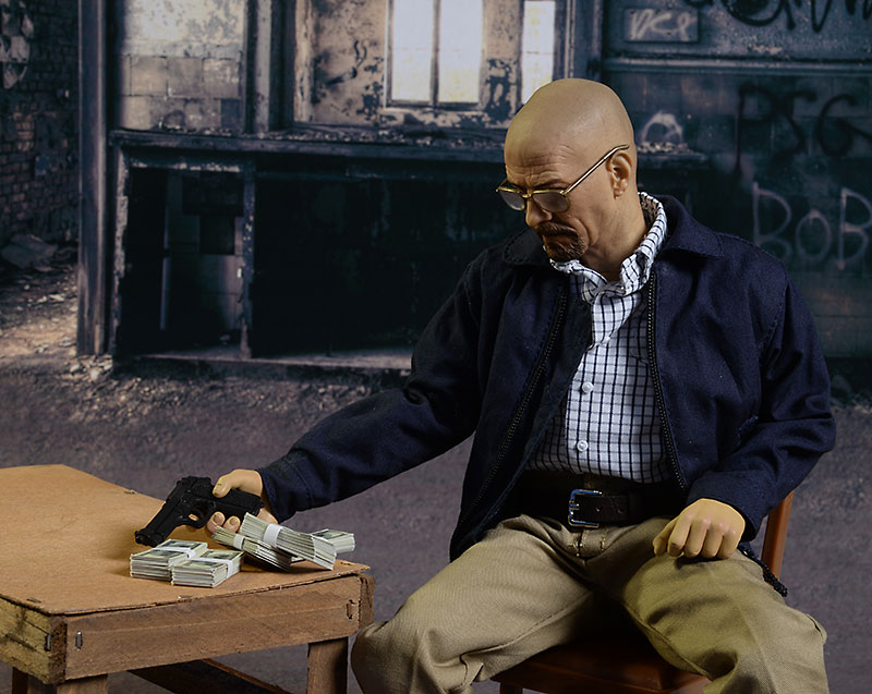 Walter White, Heisenberg Breaking Bad action figure by ThreeZero Toys