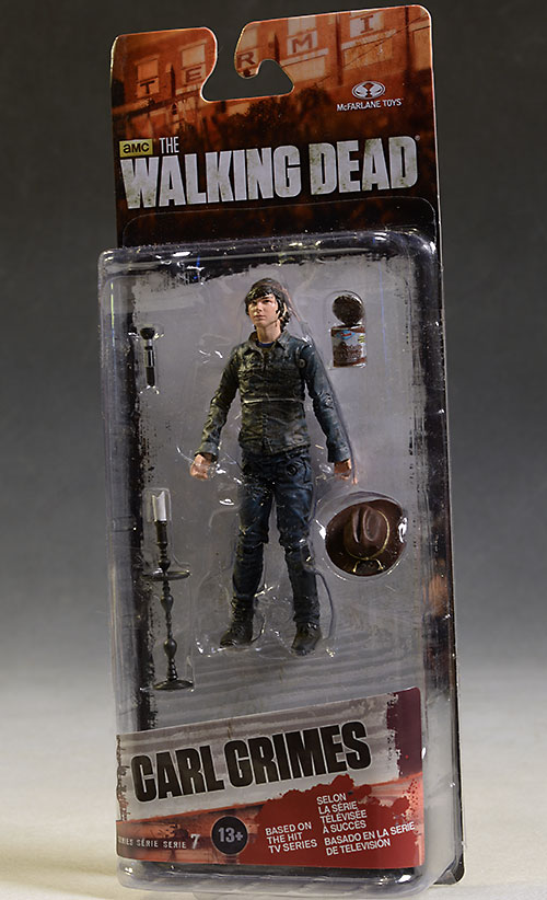 Carl & Mud Walker Walking Dead figures by McFarlane Toys