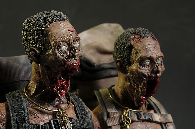 Walking Dead Michonne's Pet Walkers action figures by ThreeZero