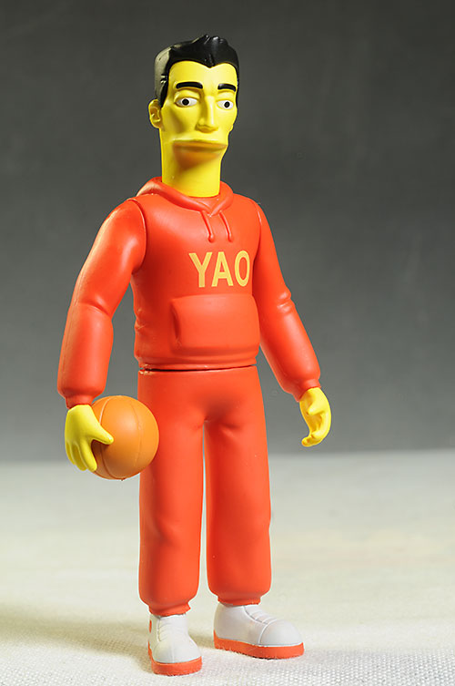 Celebrity Simpsons Tom Hanks, Yao Ming figure by NECA
