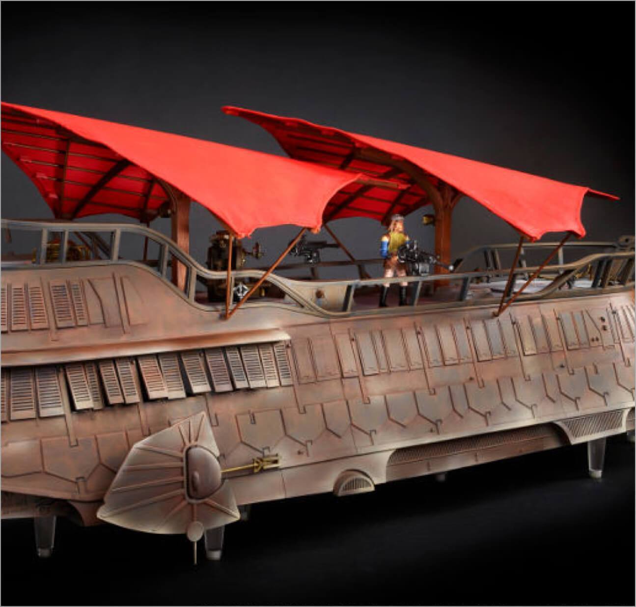 Star Wars Jabba's Sail Barge action figures