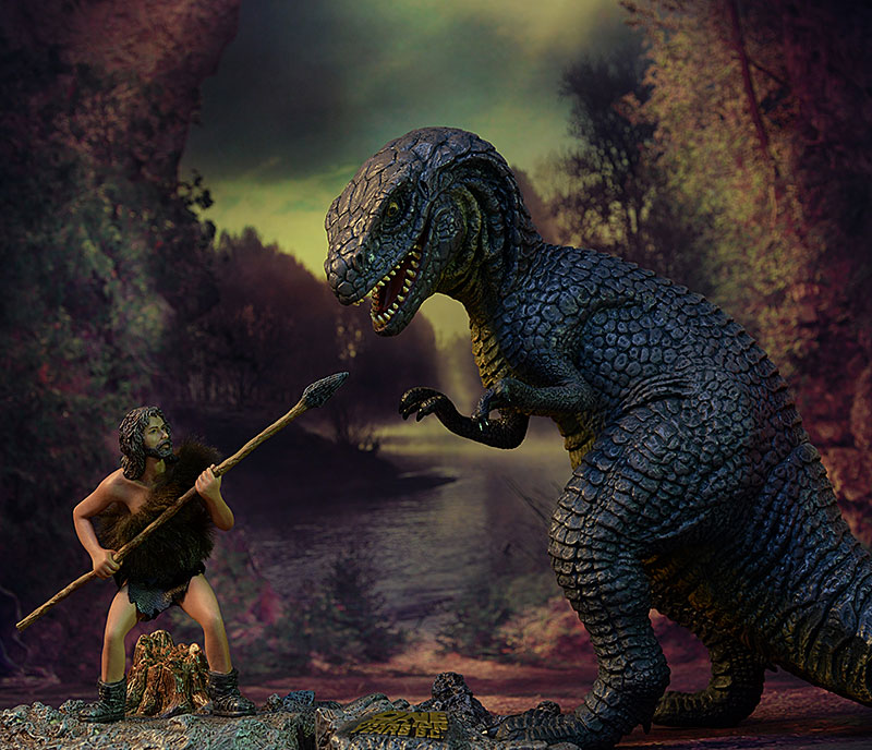 Allosaurus Harryhausen One Million Years B.C. vinyl statue from Star Ace by Star Ace