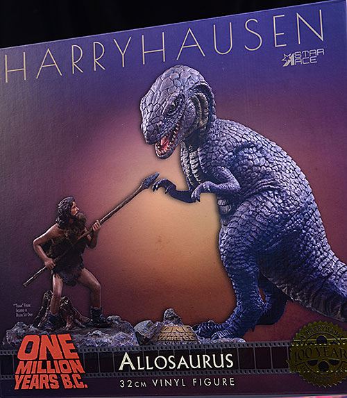 Allosaurus Harryhausen One Million Years B.C. vinyl statue from Star Ace by Star Ace
