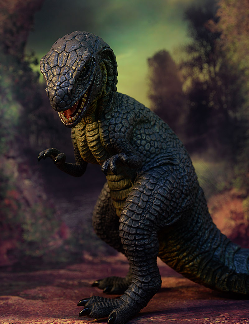 Allosaurus Harryhausen One Million Years B.C. vinyl statue from Star Ace by Star Ace