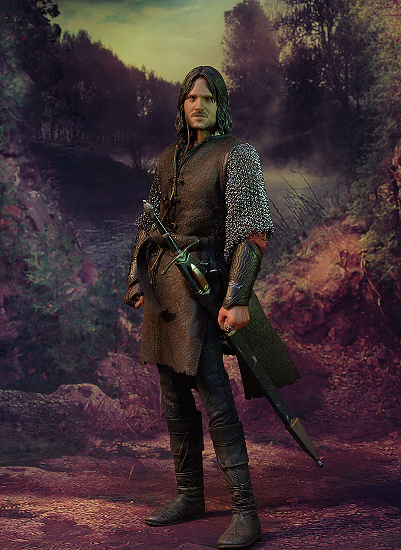 Aragorn Lord of the Rings Deluxe sixth scale action figure by Asmus