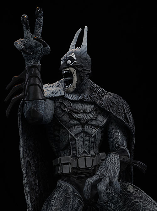 Batman Black and White Batmonster statue by DC Direct