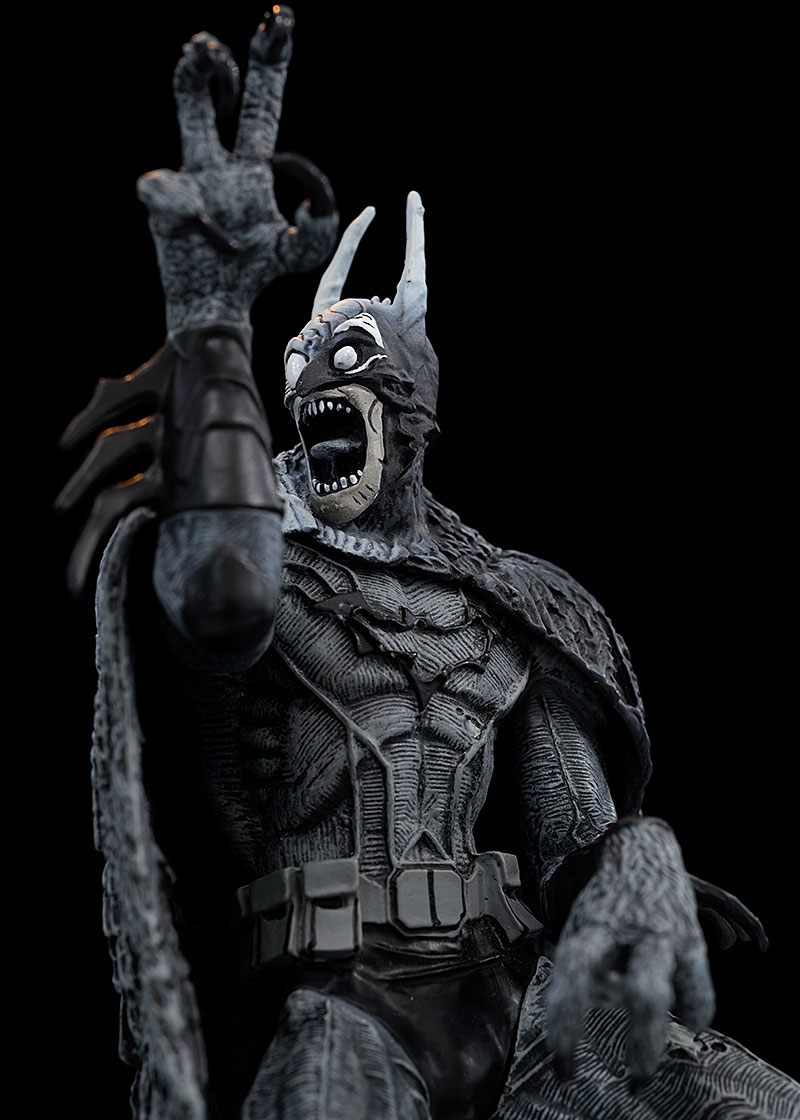 Batman Black and White Batmonster statue by DC Direct
