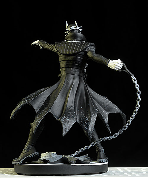 the Batman Who Laughs Black and White statue by DC Collectibles