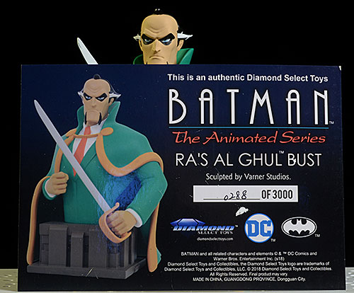 Ra's Al Ghul Batman Animated Series mini-bust by Diamond Select Toys