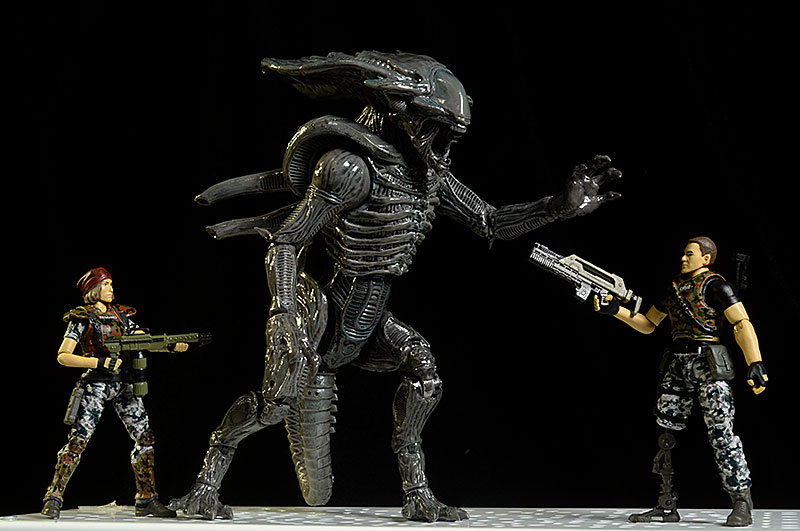 Xenomorph Crusher Alien Colonial Marines action figure by Hiya Toys