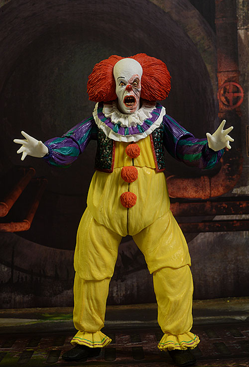 Pennywise IT 1990 Tim Curry action figure by NECA