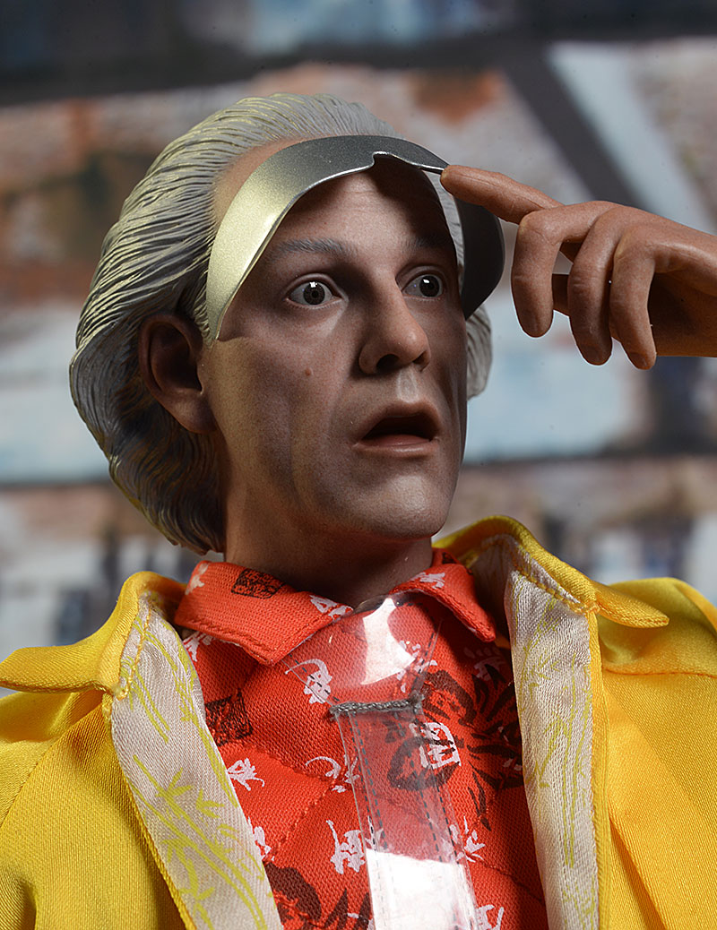 Doc Brown Back to the Future sixth scale action figure by hot Toys