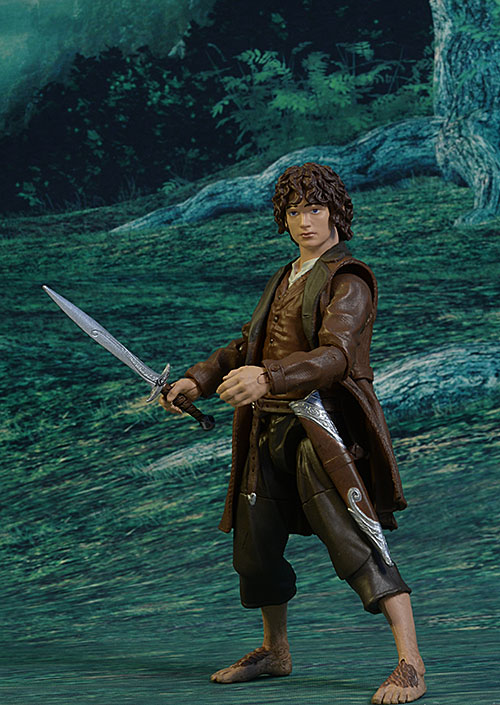 Frodo, Nazgul, Gimli, Legolas Lord of the Rings action figures by DST