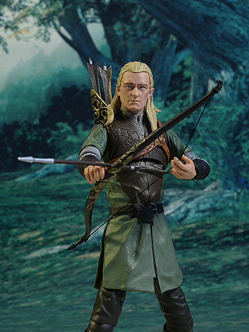 Frodo, Nazgul, Gimli, Legolas Lord of the Rings action figures by DST