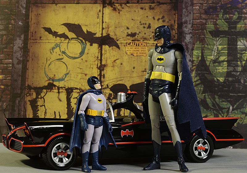 1966 TV Batman, Batmobile action figures by Funko