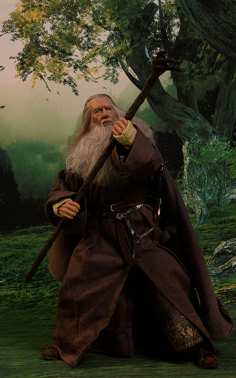 Gandalf the Grey Crown Edition Lord of the Rings sixth scale action figure by Asmus