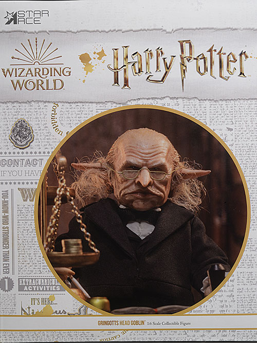 Gringotts Head Goblin Harry Potter deluxe sixth scale action figure by Star Ace