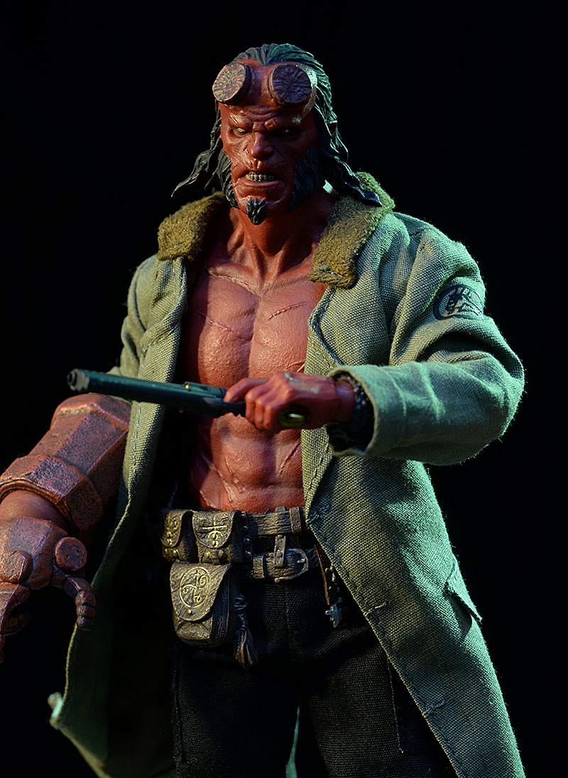 Review and photos of Hellboy One:12 Collective action figure