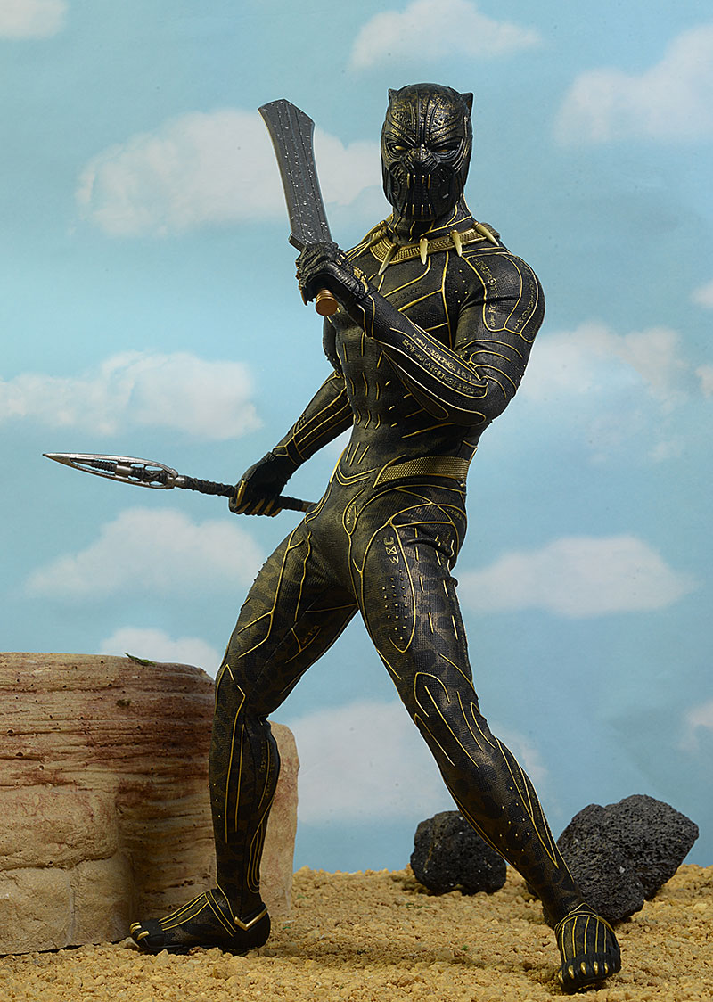 Erik Killmonger Black Panther sixth scale action figure by Hot Toys