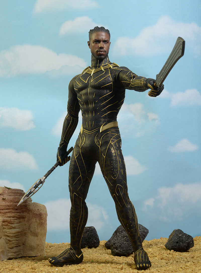 Erik Killmonger Black Panther sixth scale action figure by Hot Toys