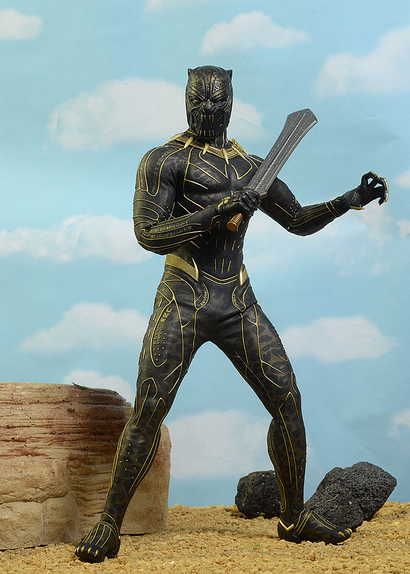 Erik Killmonger Black Panther sixth scale action figure by Hot Toys