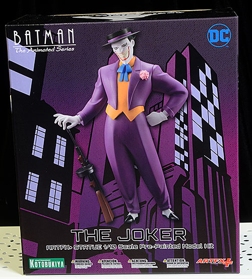Review and photos of Joker Batman Animated Series ArtFX+ statue