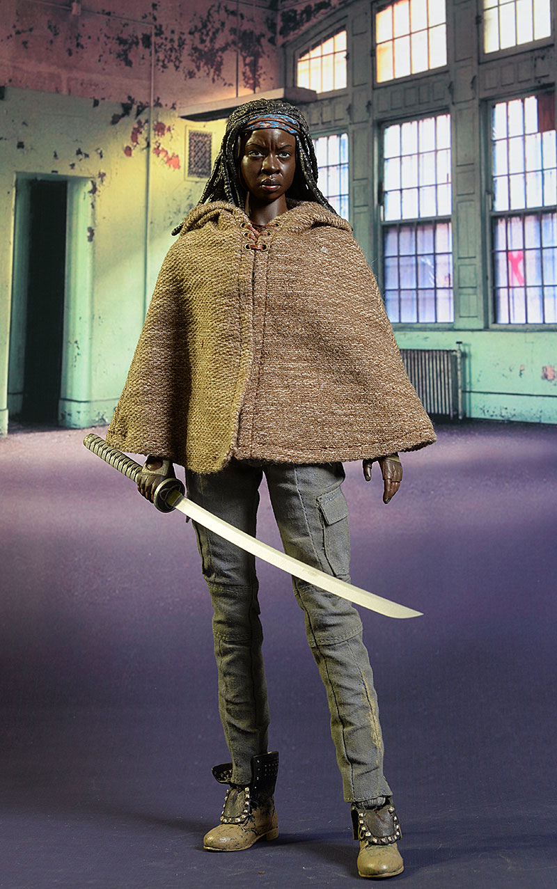 Review and photos of Michonne Walking Dead sixth scale action figure