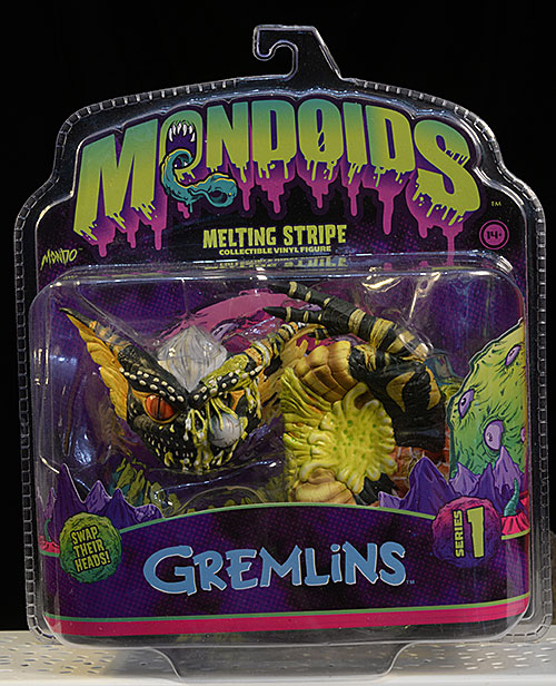 Jason, Melting Stripe, Friday the 13th and Gremlins Mondoids figures by Mondo