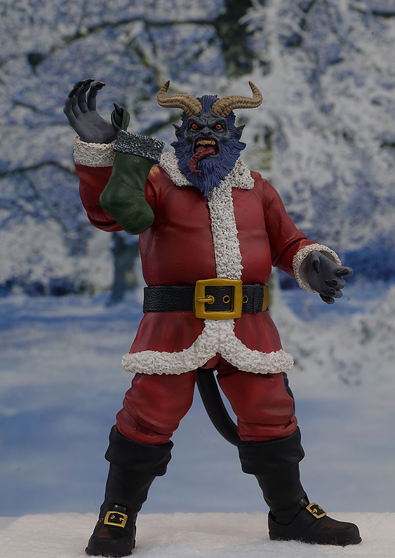 Santa and Krampus Naughty or Nice action figures by Fresh Monkey Fiction