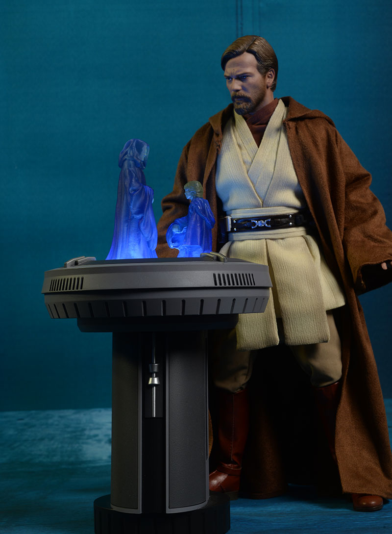 1/6 Scale Custom Obi-Wan Kenobi Head Sculpt For 12" Hot Toys Star Wars Body Male 