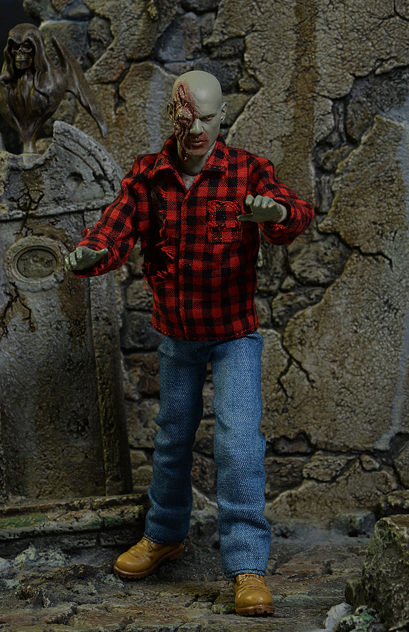Flyboy, Plaid Shirt Dawn of the Dead Zombie One:12 Collective action figure by Mezco