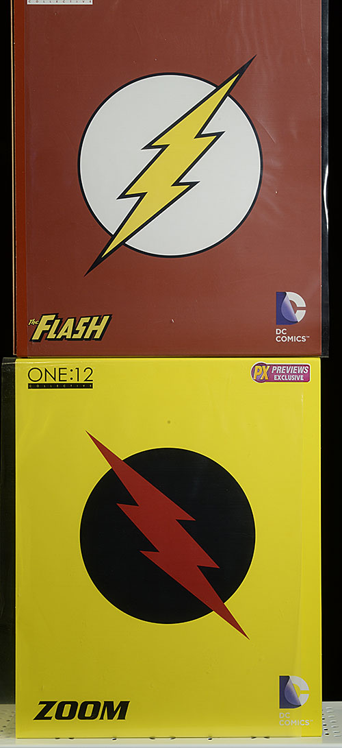 Flash, Zoom One:12 Collective action figure by Mezco