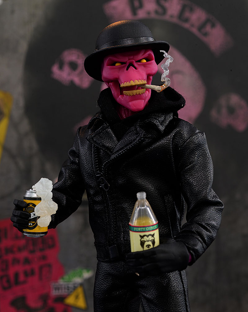 Pink Skulls Chaos Club Gig from Hell One:12 Collective Action Figures by Mezco