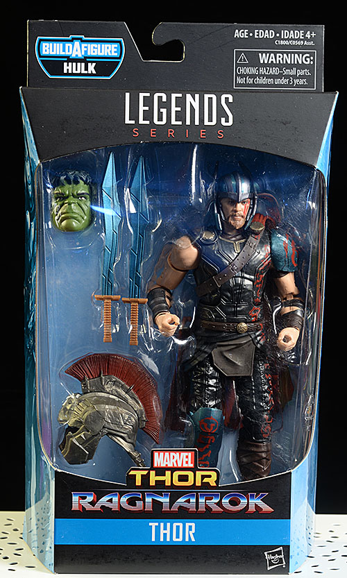 Thor Ragnarok Marvel Legends Thor, Lady Thor, Ares action figure by Hasbro