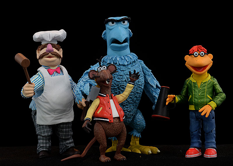 Sam the Eagle, Rizzo the Rat Muppets action figures by DST