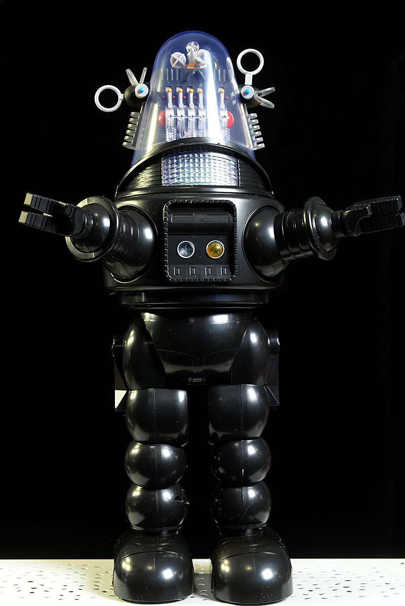 Details about   Forbidden Planet Robby The Robot 15" Action Figure Light & Sound Walking Toy 