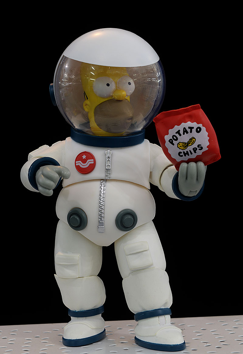 Deep Space Homer Simpsons Ultimates Wave 1 action figures by Super7