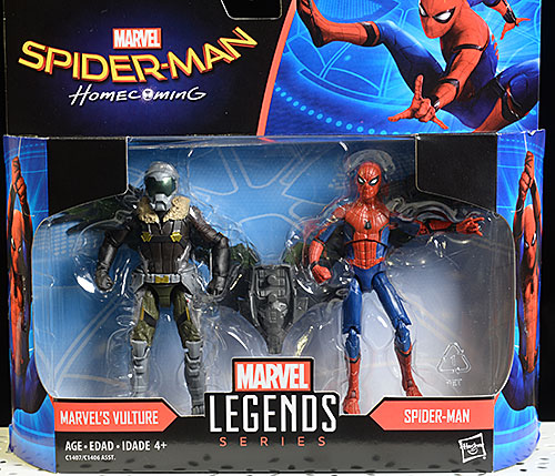 Spider-Man Homecoming Spider-Man, Vulture Marvel Legends action figure by Hasbro