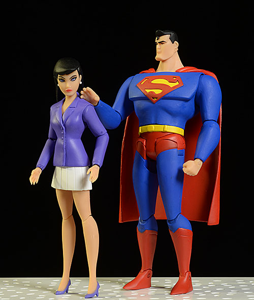 Superman, Lois Lane Animated Series action figures by DC Collectibles